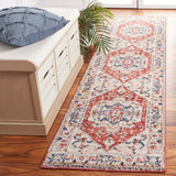 Safavieh Luna 2'-2" x 9'-0" Rug in Beige / Blue Rust