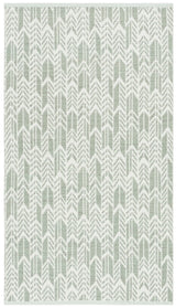 Safavieh Montauk 3'-0" x 5'-0" Rug in Light Green / Ivory