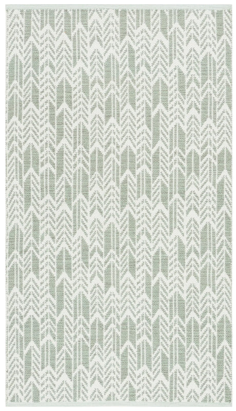 Safavieh Montauk 3'-0" x 5'-0" Rug in Light Green / Ivory