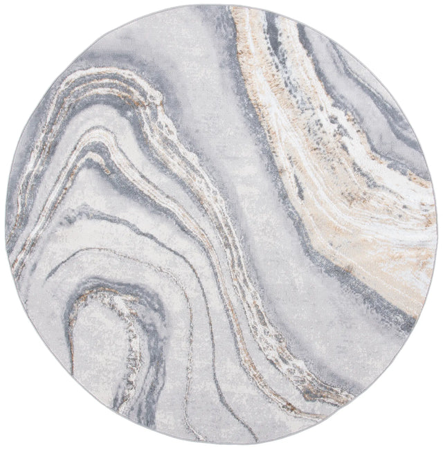 Safavieh Orchard 10'-0" x 10'-0" Rug in Grey / Gold