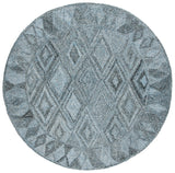 Safavieh Abstract 6'-0" x 6'-0" Rug in Blue / Black