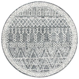 Safavieh Abstract 6'-0" x 6'-0" Rug in Ivory / Black