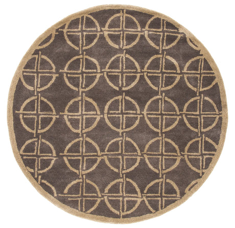Safavieh Soho 6'-0" x 6'-0" Rug in Brown / Gold