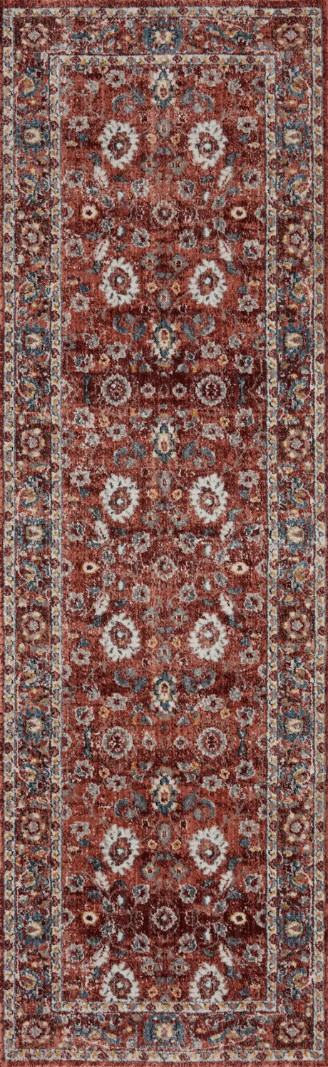 Loloi Samra Sam-07 Brick/Multi Rugs - runner flat