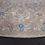 Safavieh Sofia 6'-7" x 6'-7" Rug in Tan / Blue