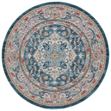 Safavieh Phoenix 100 5'-0" x 5'-0" Rug in Ivory / Blue