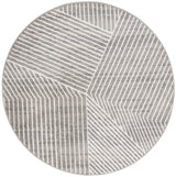 Safavieh Pyramid 6'-7" x 6'-7" Rug in Grey / Ivory