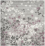 Safavieh Adirondack 6'-0" x 6'-0" Rug in Light Grey / Purple