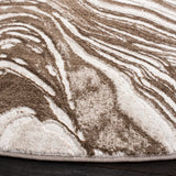 Safavieh Meadow 500 6'-7" x 6'-7" Rug in Beige / Brown