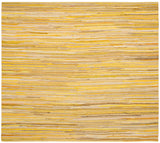 Safavieh Rag Rug 6'-0" x 6'-0" Rug in Yellow / Multi
