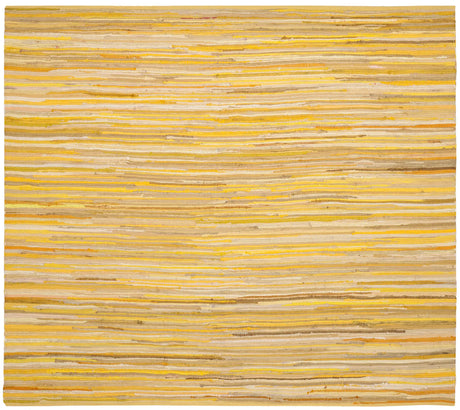 Safavieh Rag Rug 6'-0" x 6'-0" Rug in Yellow / Multi