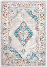 Safavieh Aria 4'-0" x 6'-0" Rug in Blue / Ivory
