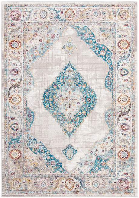 Safavieh Aria 4'-0" x 6'-0" Rug in Blue / Ivory