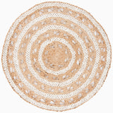 Safavieh Natural Fiber 3'-0" x 3'-0" Rug in Ivory / Natural