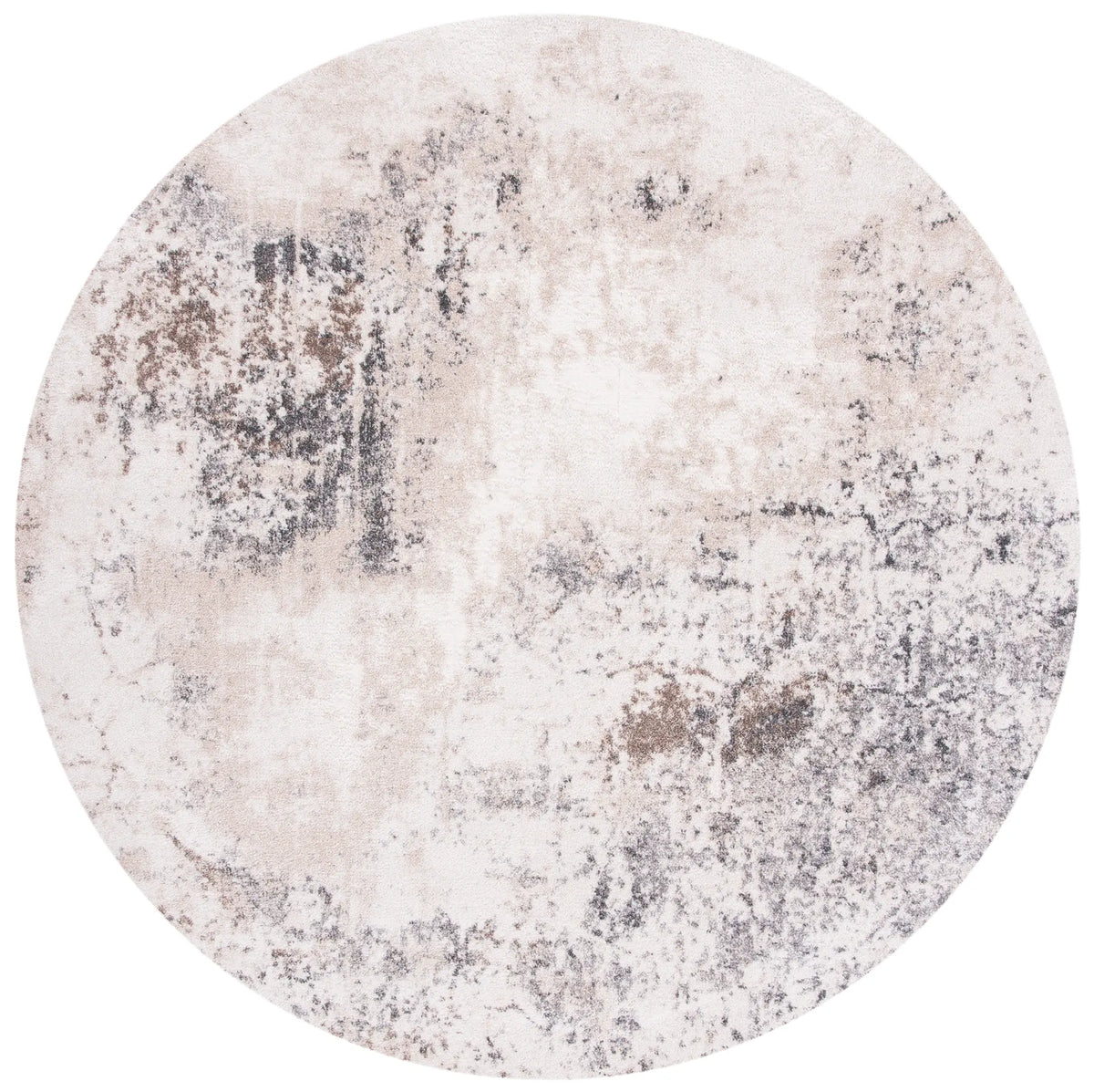 Safavieh Aston 5'-3" x 5'-3" Rug in Ivory / Grey