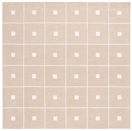Safavieh Martha Stewart 300 6'-0" x 6'-0" Rug in Beige / Ivory