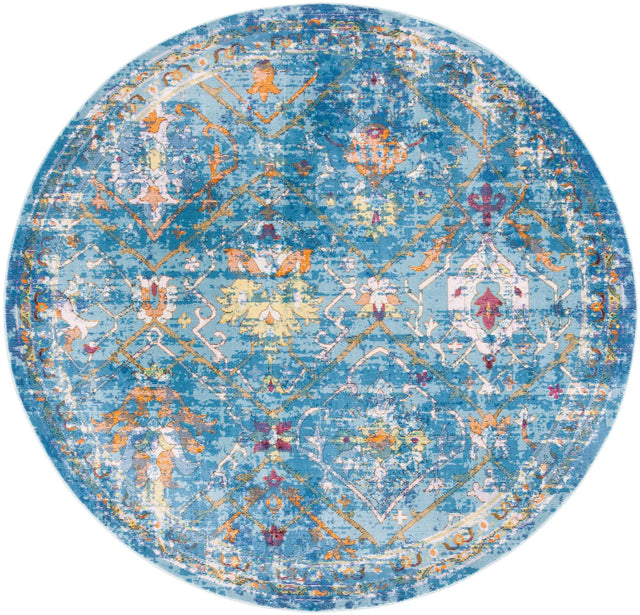 Safavieh Aria 6'-5" x 6'-5" Rug in Blue / Multi