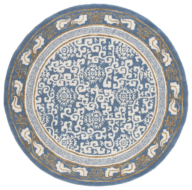 Safavieh Antiquity 6'-0" x 6'-0" Rug in Blue / Ivory