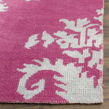 Safavieh Stone Wash 4'-0" x 6'-0" Rug in Fuchsia