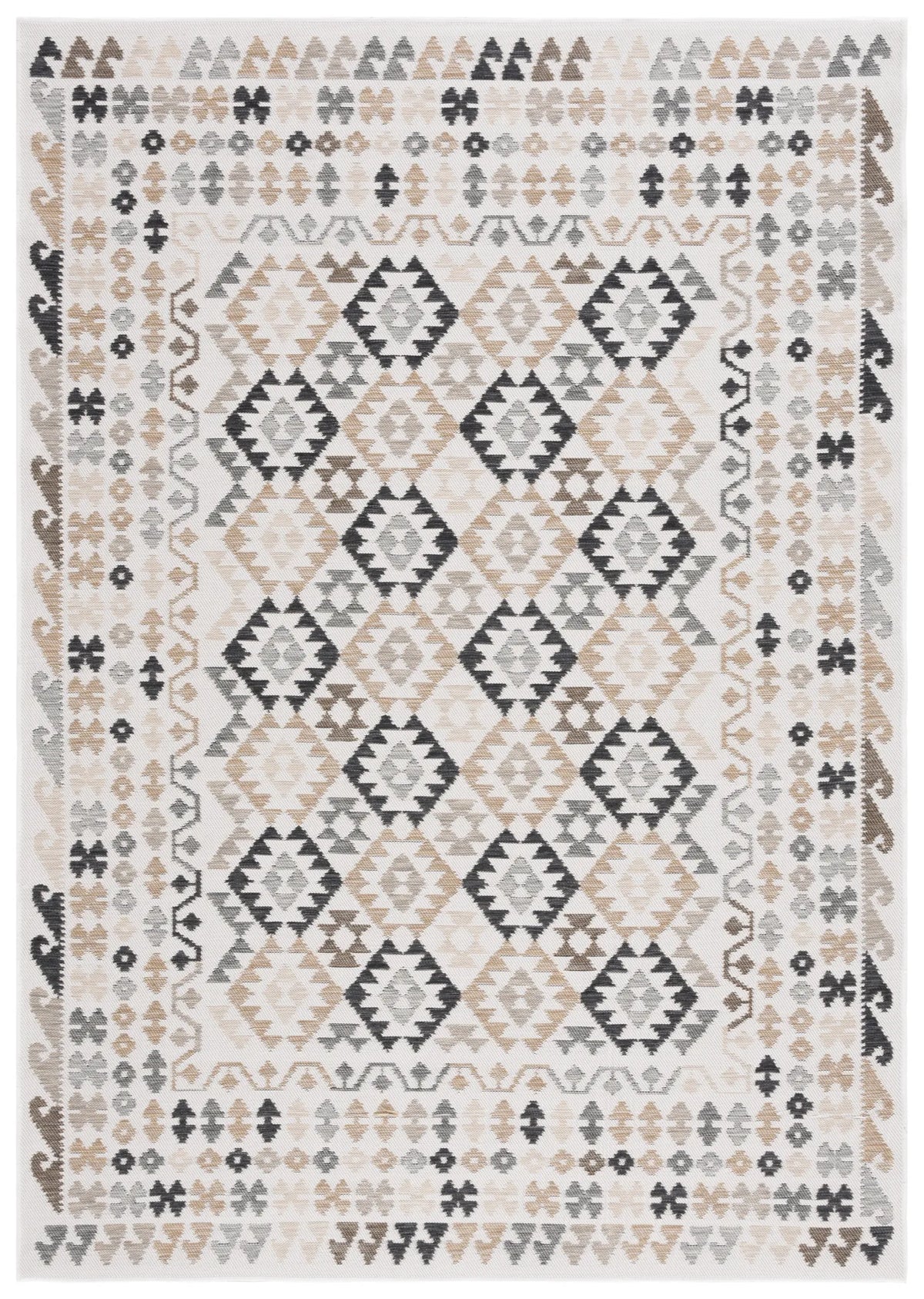 Safavieh Sunrise 5'-3" x 7'-7" Rug in Ivory / Beige Black