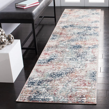 Safavieh Skyler 2'-2" x 9'-0" Rug in Beige / Burgundy