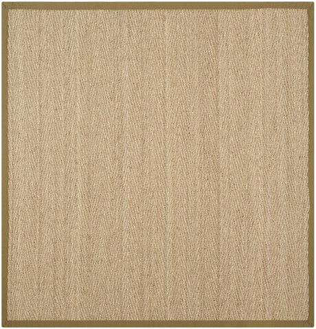 Safavieh Natural Fiber 6'-0" x 6'-0" Rug in Natural / Olive