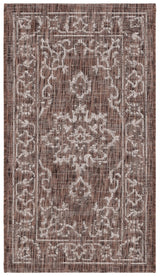 Safavieh Courtyard 2'-0" x 3'-7" Rug in Brown / Beige