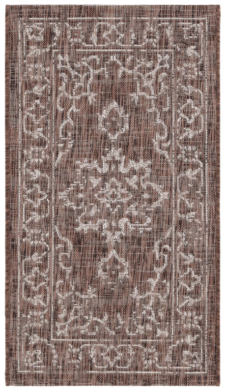 Safavieh Courtyard 2'-0" x 3'-7" Rug in Brown / Beige
