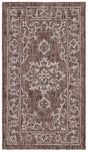 Safavieh Courtyard 2'-0" x 3'-7" Rug in Brown / Beige