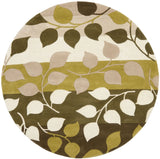 Safavieh Soho 6'-0" x 6'-0" Rug in Green / Beige