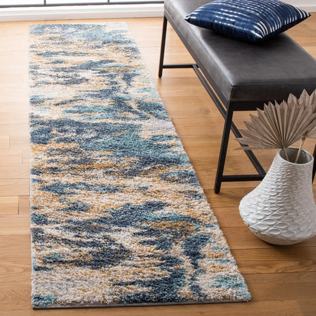 Safavieh Calista 2'-3" x 7'-0" Rug in Blue / Grey