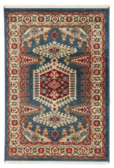 Safavieh Kashan 3'-3" x 4'-10" Rug in Navy Blue / Ivory