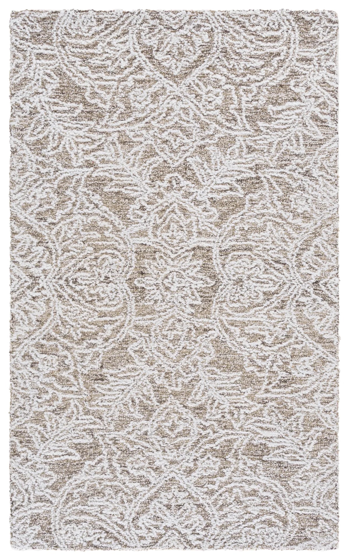 Safavieh Ebony 3'-0" x 5'-0" Rug in Brown / Ivory