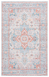 Safavieh Tucson 3'-0" x 5'-0" Rug in Turquoise / Rust