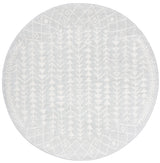Safavieh Tulum 6'-7" x 6'-7" Rug in Light Grey / Ivory
