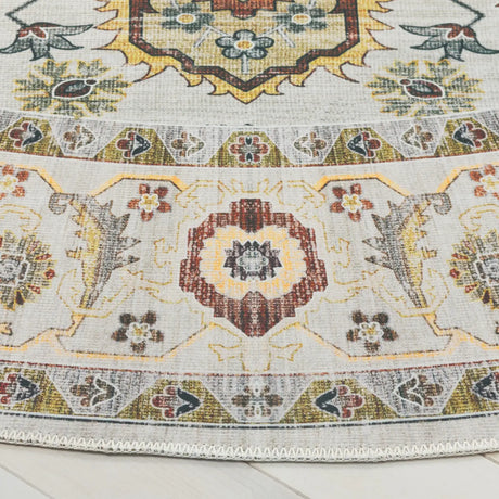 Safavieh Arizona 6'-0" x 6'-0" Rug in Light Green / Beige