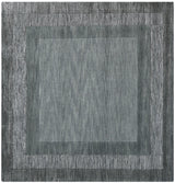 Safavieh Impressions 6'-0" x 6'-0" Rug in Charcoal / Blue