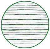 Safavieh Montauk 6'-0" x 6'-0" Rug in Green / Ivory