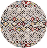 Safavieh Amsterdam 10'-0" x 10'-0" Rug in Light Grey / Multi