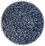 Safavieh Jardin 5'-0" x 5'-0" Rug in Navy / Ivory
