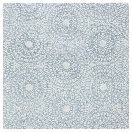 Safavieh Metro 6'-0" x 6'-0" Rug in Ivory / Dark Grey