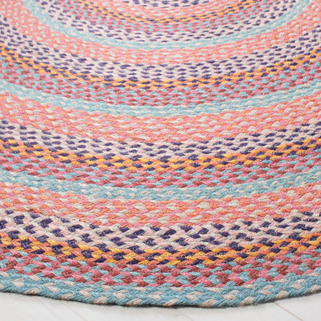 Safavieh Cape Cod 5'-0" x 5'-0" Rug in Pink / Blue