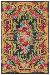 Safavieh Classic Vintage 4'-0" x 6'-0" Rug in Black / Rose