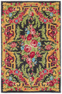 Safavieh Classic Vintage 4'-0" x 6'-0" Rug in Black / Rose