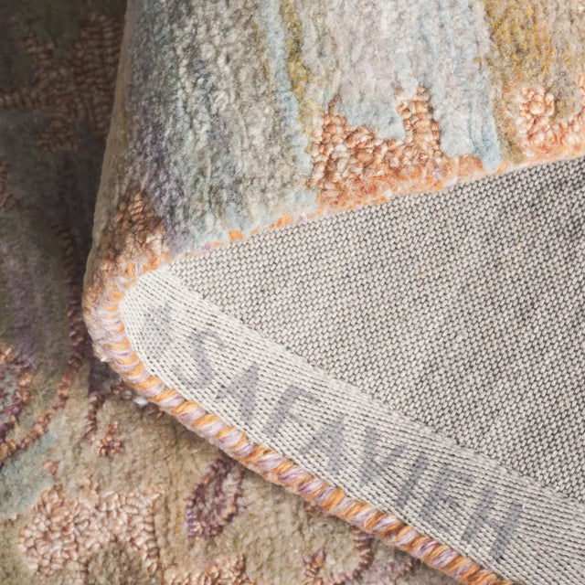 Safavieh Marquee 4'-0" x 6'-0" Rug in Rust / Green