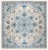 Safavieh Madison 6'-7" x 6'-7" Rug in Ivory / Light Blue