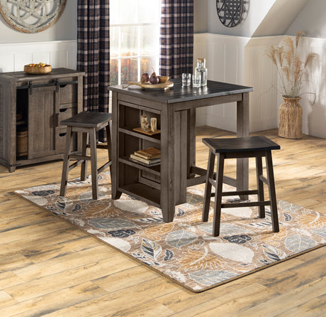 American Dakota Leaves Suede Rug