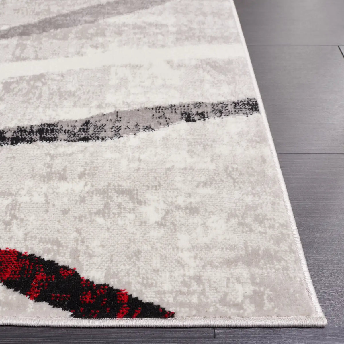 Safavieh Skyler 4'-0" x 6'-0" Rug in Ivory Grey / Red