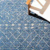 Safavieh Courtyard 4'-0" x 5'-7" Rug in Blue / Ivory