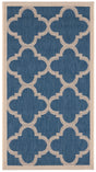 Safavieh Courtyard 2'-0" x 3'-7" Rug in Blue / Beige